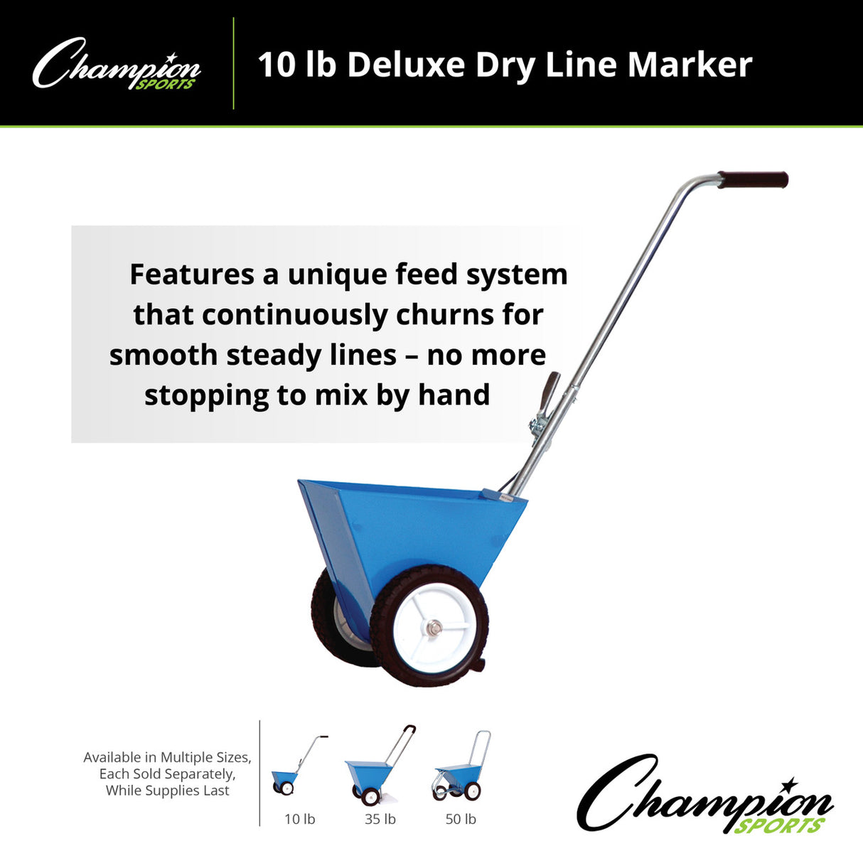 Champion Sports 10 LB DELUXE DRY LINE MARKER