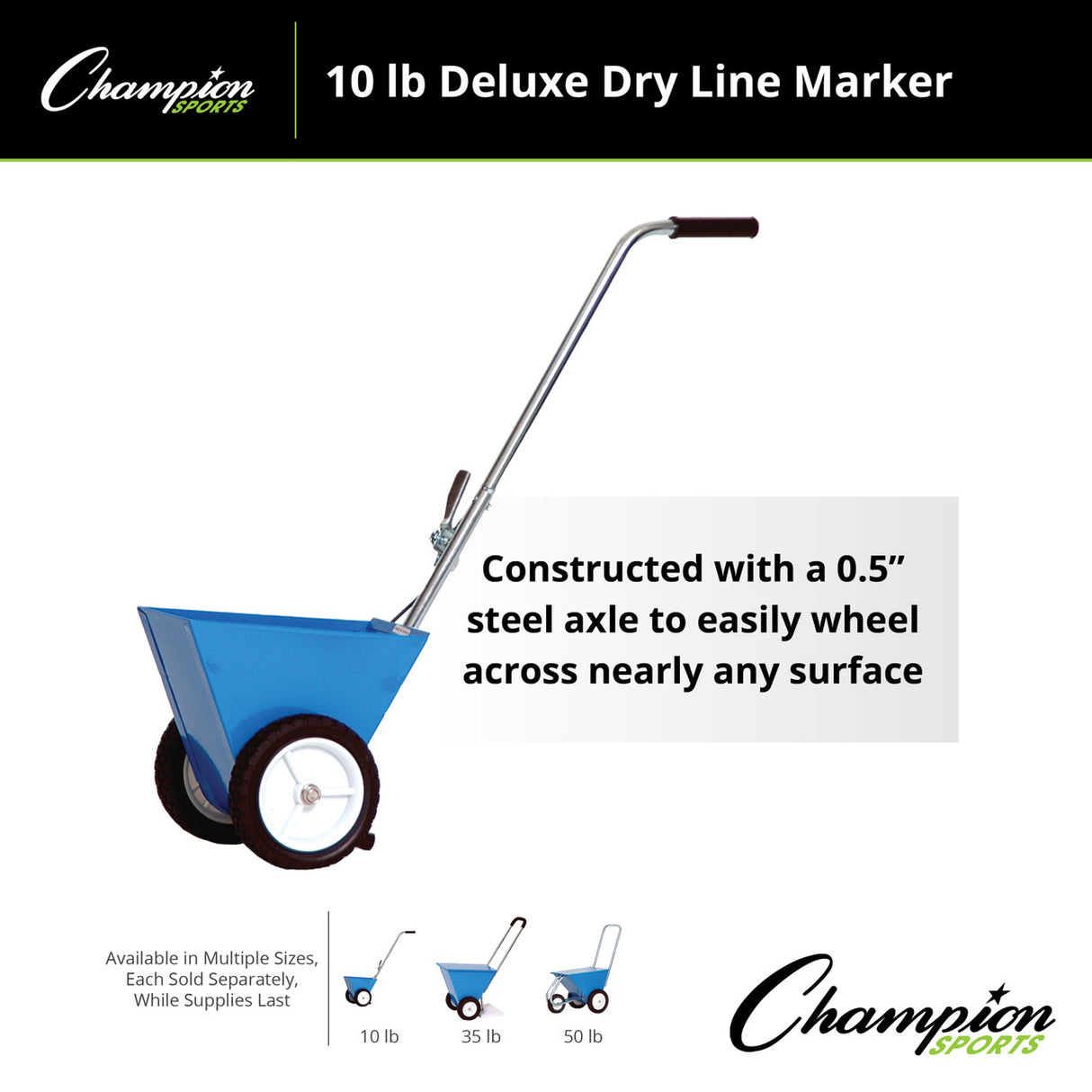 Champion Sports 10 LB DELUXE DRY LINE MARKER