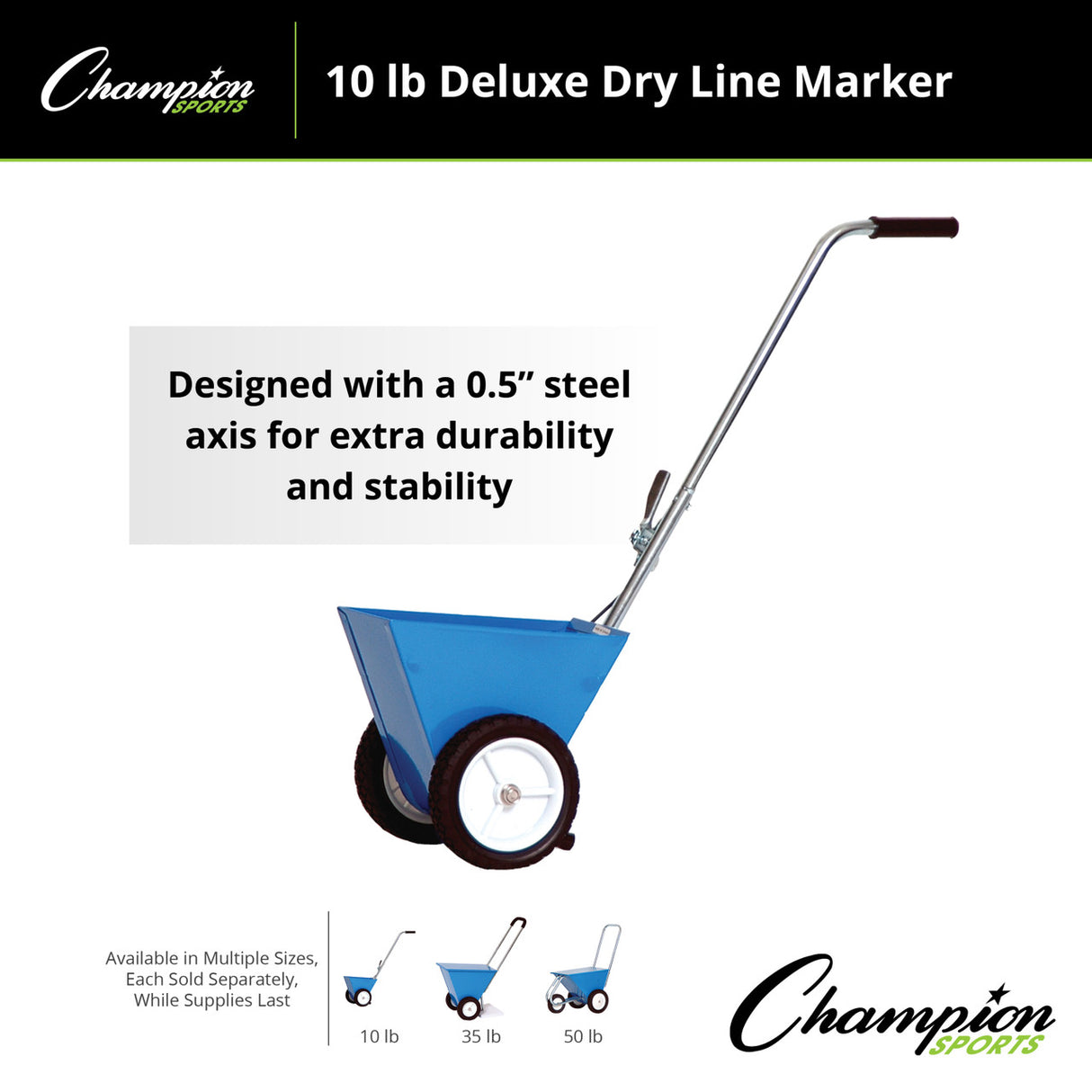 Champion Sports 10 LB DELUXE DRY LINE MARKER