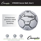 Champion Sports STRIKER SOCCER BALL SIZE 3