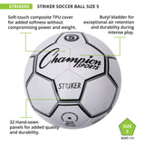 Champion Sports STRIKER SOCCER BALL SIZE 3