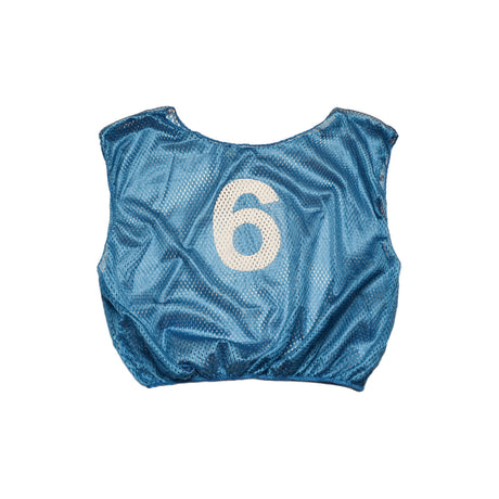 NUMBERED SCRIMMAGE VEST, ADULT RED