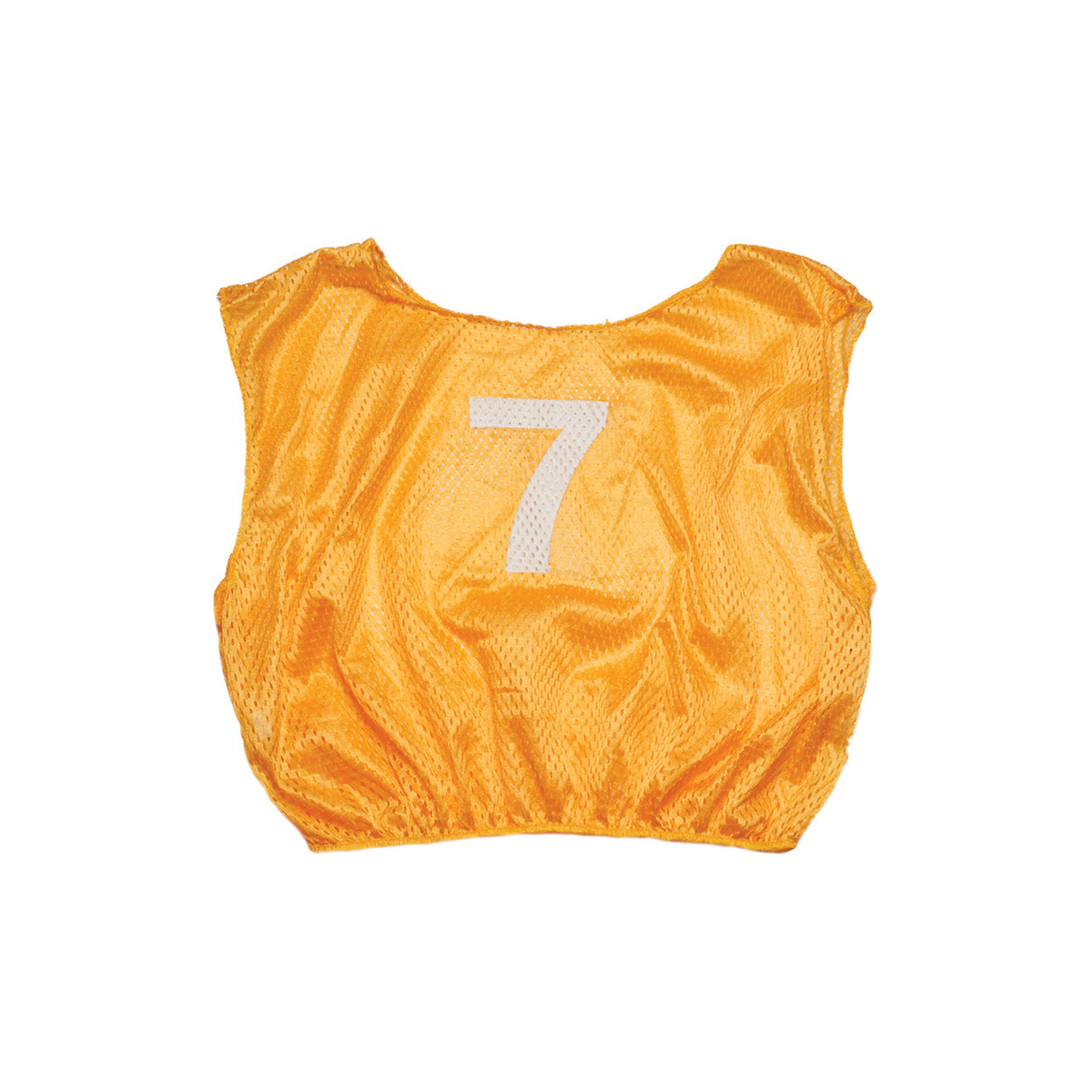 NUMBERED SCRIMMAGE VEST, YOUTH RED