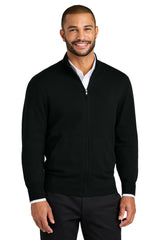 Port Authority SW2901 Easy Care Full-Zip Sweater | Wholesale