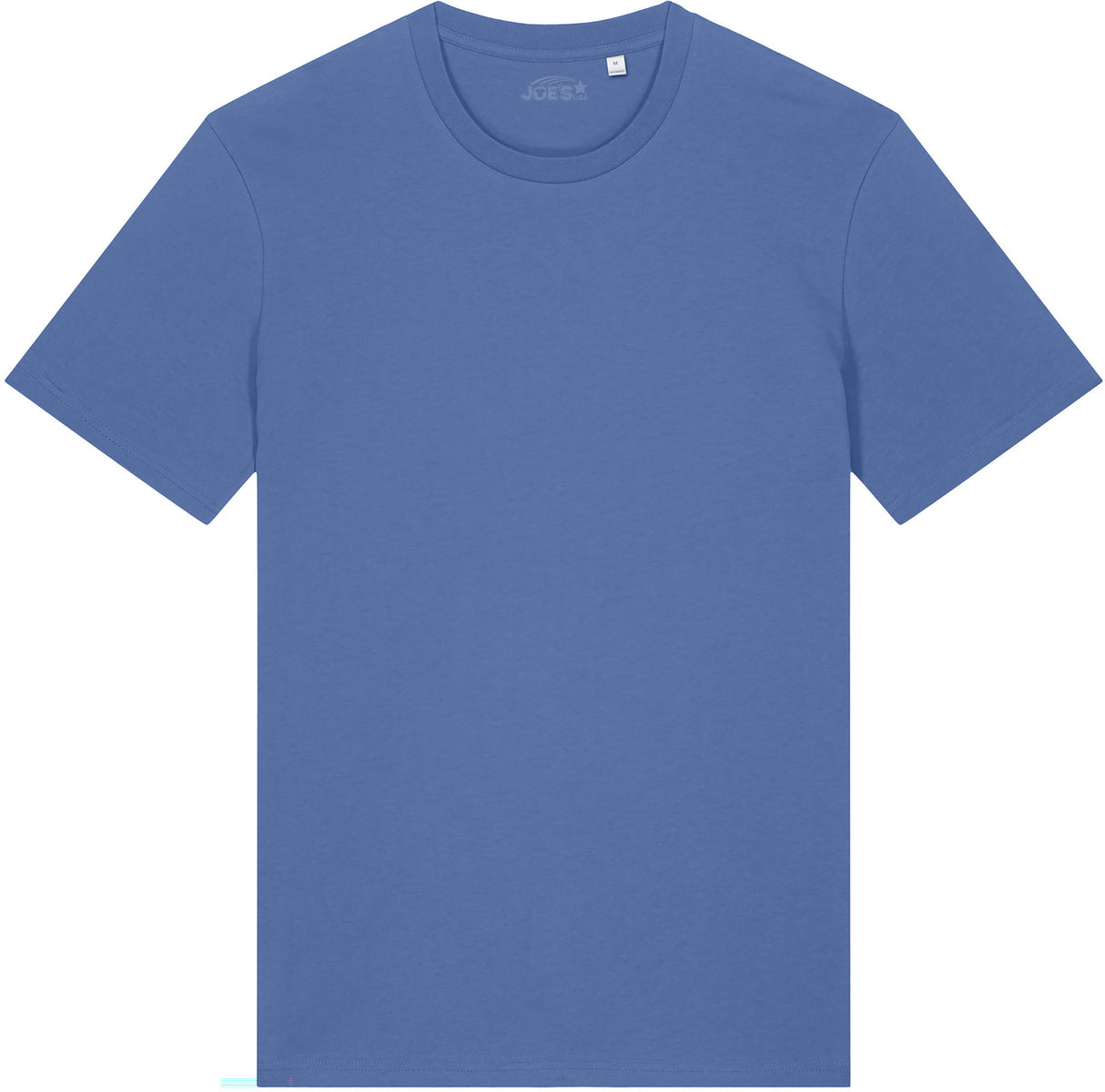 Joe's USA Organic Midweight Tee - Bright Blue