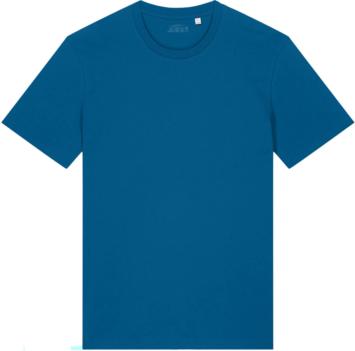 Joe's USA Organic Midweight Tee - Royal Blue