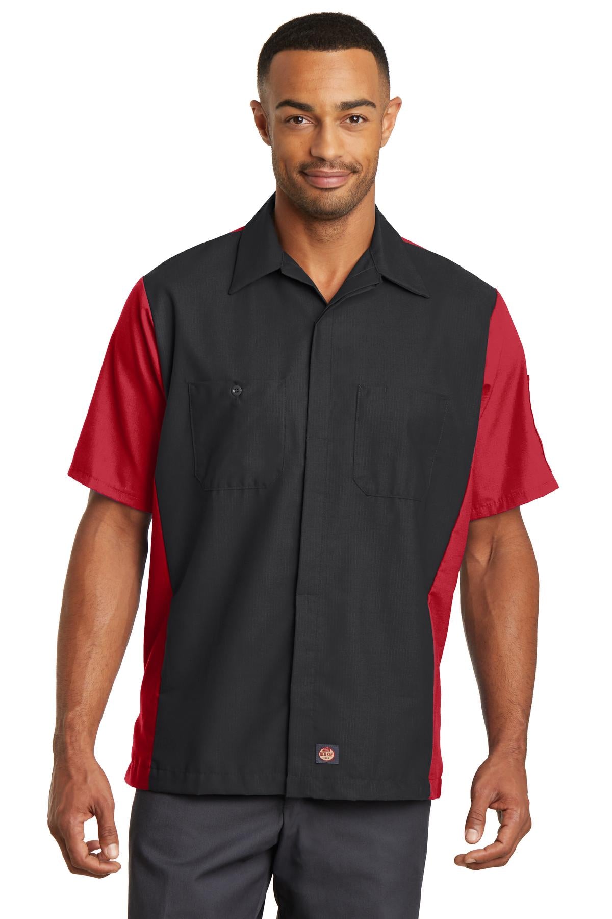 Red Kap ®  Short Sleeve Ripstop Crew Shirt. SY20 - Red Kap SY20
