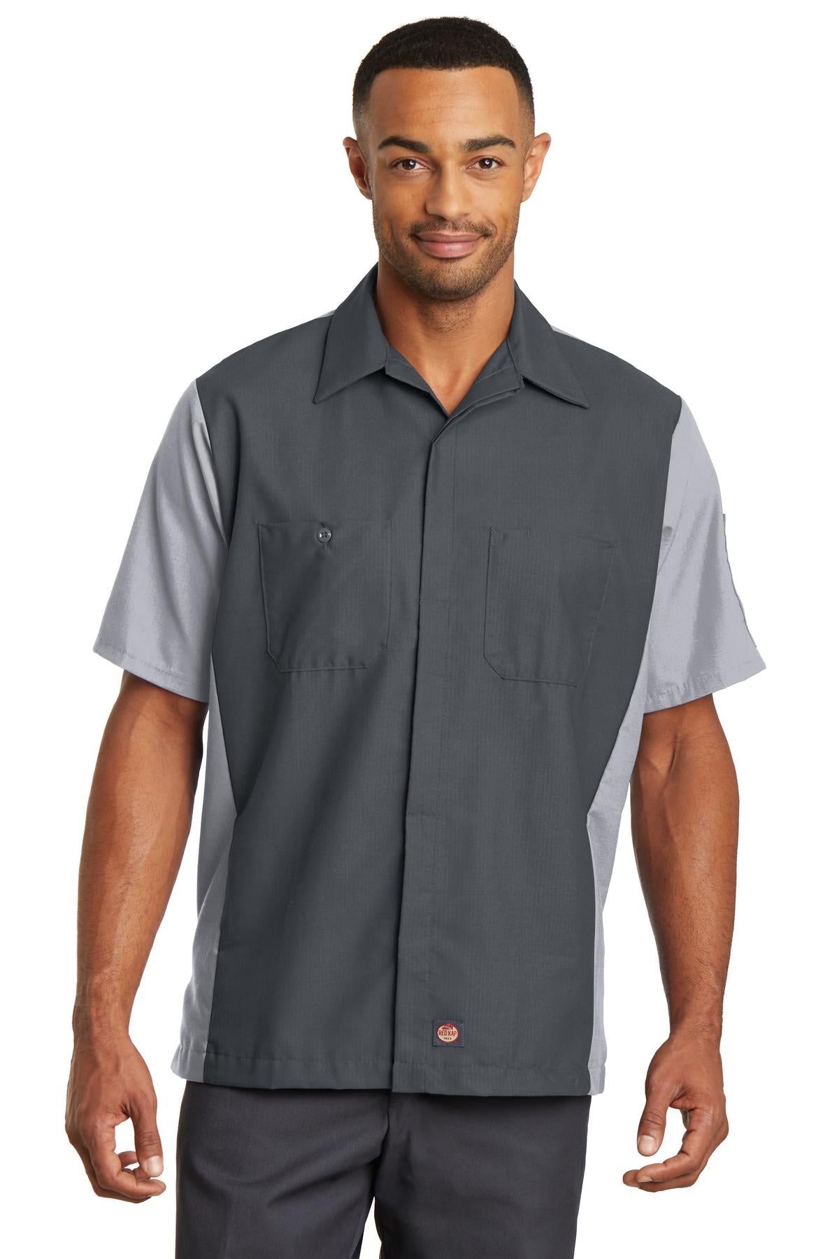 Red Kap ®  Short Sleeve Ripstop Crew Shirt. SY20 - Red Kap SY20