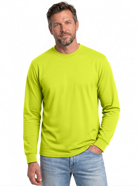 Joe's USA Mens Tall Long Sleeve 50/50 Cotton/Poly T-Shirt