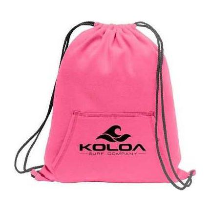 Koloa Surf Co. Wave Logo Cinch Pack with Sweatshirt Pockets Koloa Surf Company Accessories and More