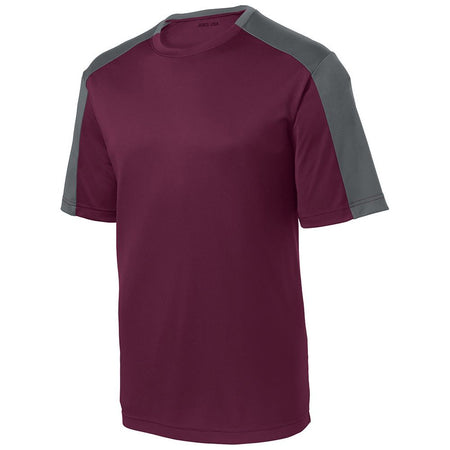 Men's PosiCharge Competitor Sleeve-Blocked Tee T-Shirts DRI-EQUIP