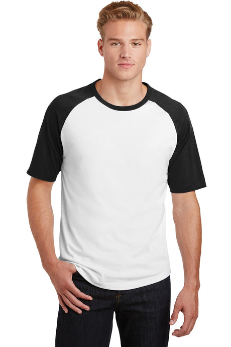 Sport-Tek ®  Short Sleeve Colorblock Raglan Jersey. T201 - Sport-Tek T201