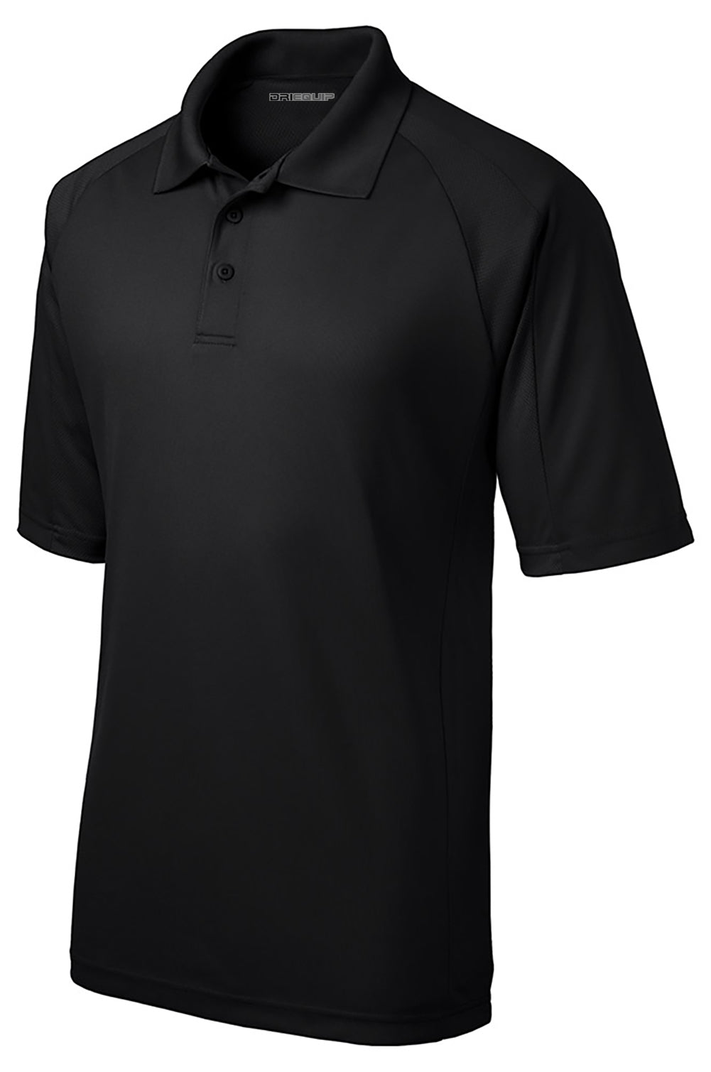 DRIEQUIP Men's Dri-Mesh Pro Polo Polos/Knits DRI-EQUIP X-Small Black