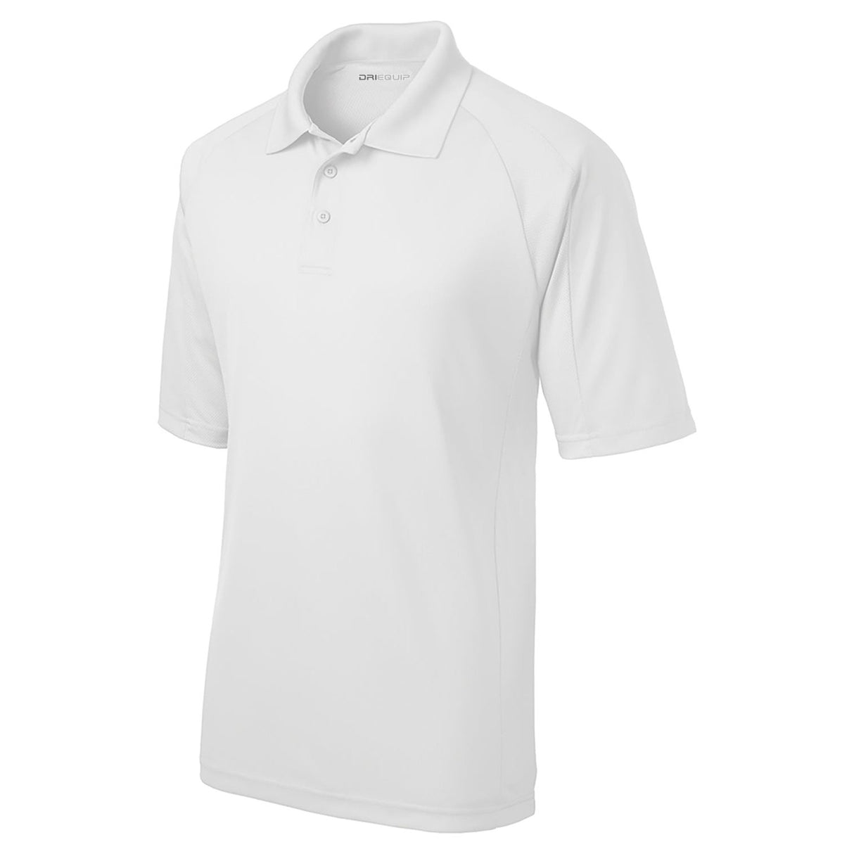 DRIEQUIP Men's Dri-Mesh Pro Polo Polos/Knits DRI-EQUIP X-Small White