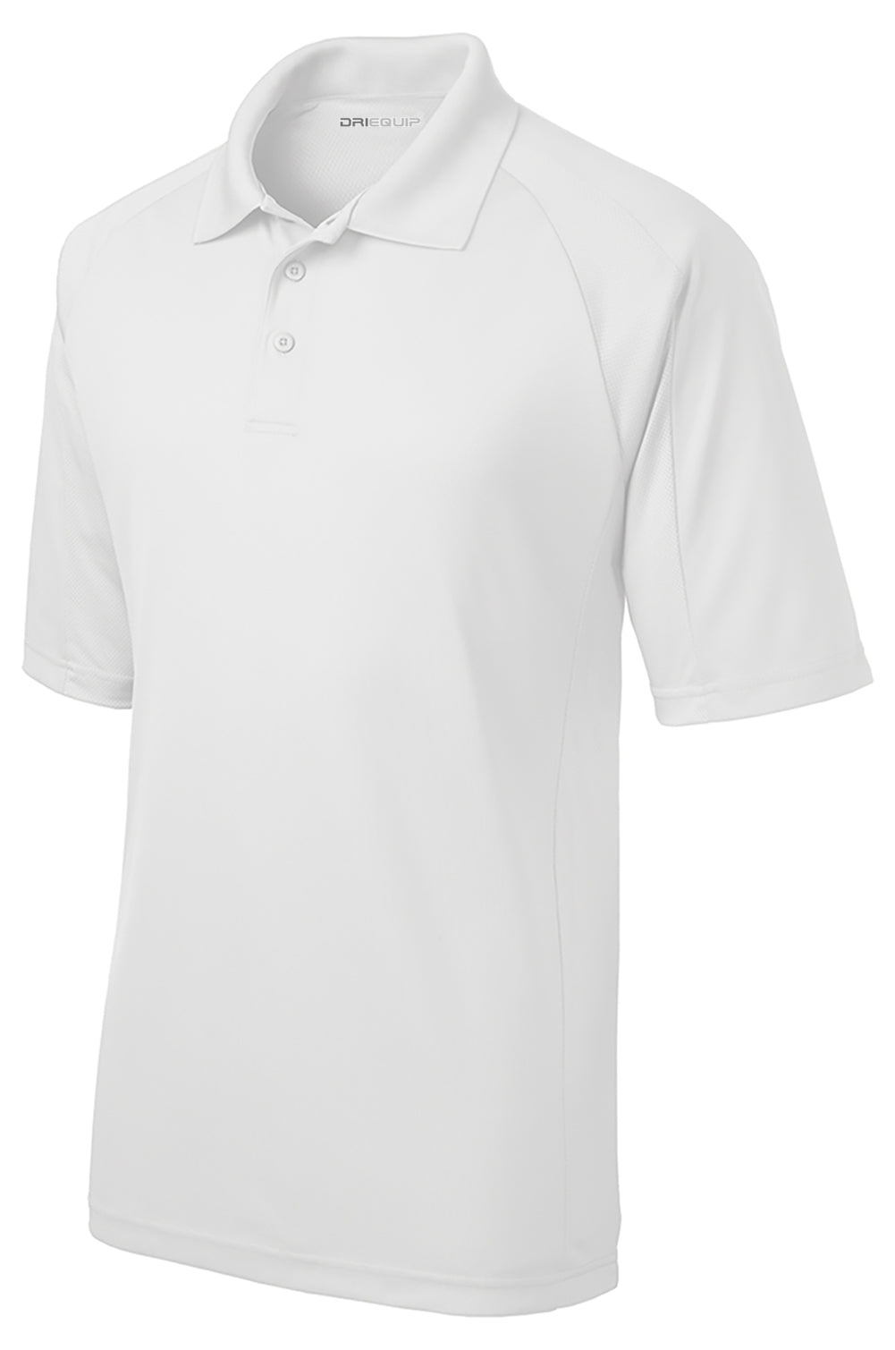 DRIEQUIP Men's Dri-Mesh Pro Polo Polos/Knits DRI-EQUIP X-Small White