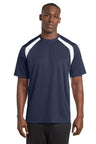 Sport-Tek T478 Dry Zone Colorblock Crew