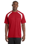 Sport-Tek ®  Dry Zone ®  Colorblock Crew. T478 - Sport-Tek T478
