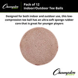 Champion Sports INDOOR/OUTDOOR TEE BALLS