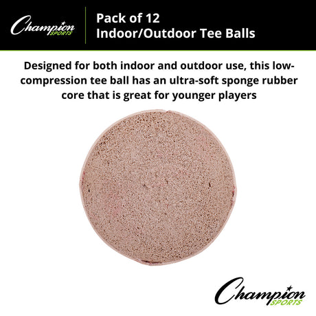 Champion Sports INDOOR/OUTDOOR TEE BALLS