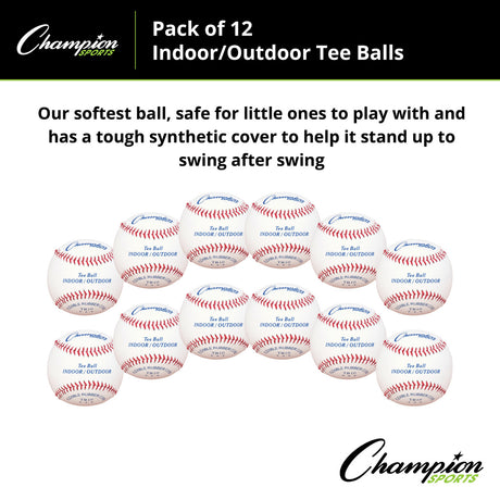 Champion Sports INDOOR/OUTDOOR TEE BALLS