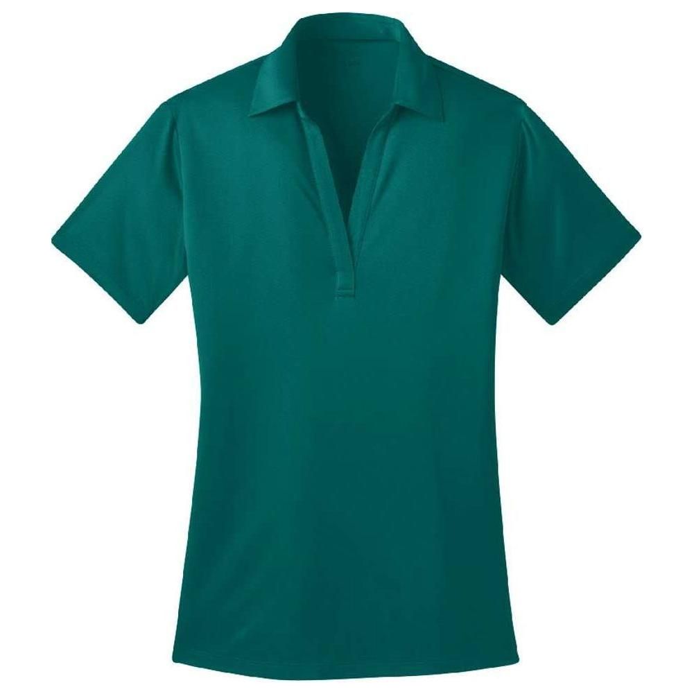 Ladies Silk Touch Performance Polo's in 16 Colors - Sizes XS-4XL-TealGreen Joe's USA Teal Green XS