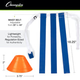 Champion Sports DELUXE FLAG FOOTBALL SET
