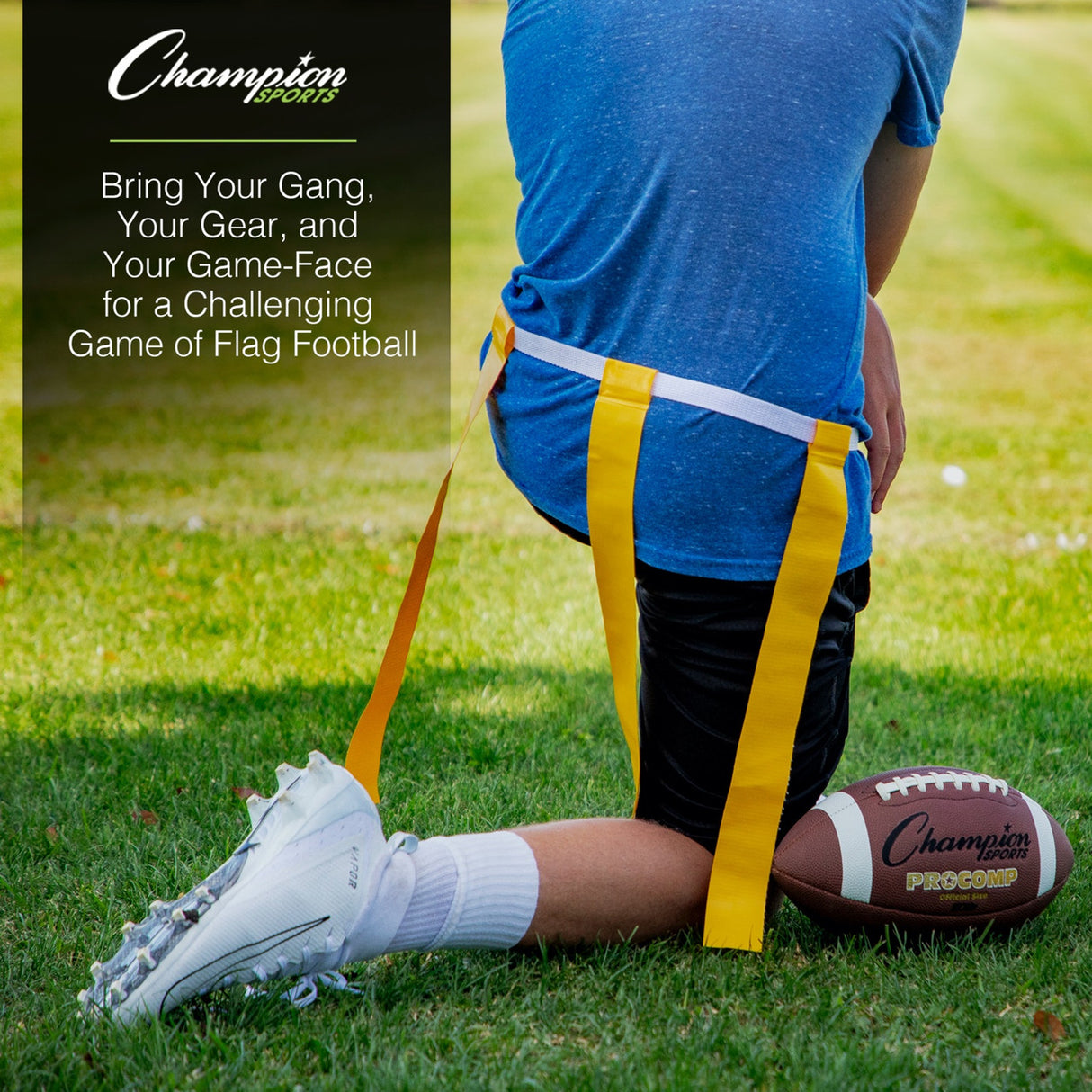 Champion Sports DELUXE FLAG FOOTBALL SET