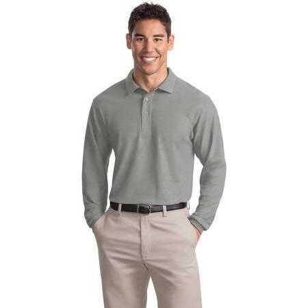 Mens Tall Silk Touch Long Sleeve Polo Joe's USA Polos and Knits