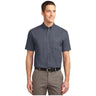 Port Authority ® Tall Short Sleeve Easy Care Shirt. TLS508 Tall Port Authority Steel Grey/ Light Stone LT