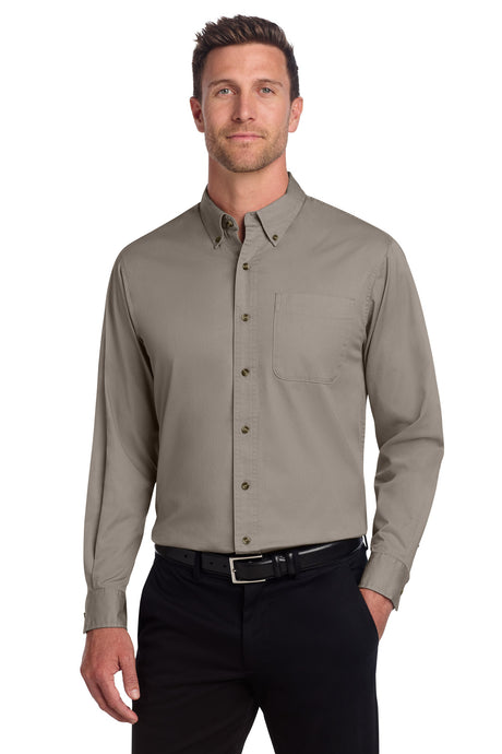 Port Authority ®  Tall Long Sleeve Twill Shirt.  TLS600T - Port Authority TLS600T