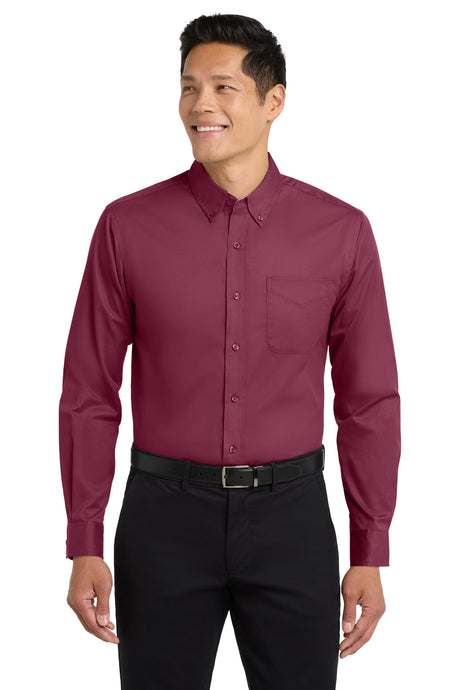 Port Authority TLS608 Tall Long Sleeve Easy Care Shirt – Wholesale Dress Shirt