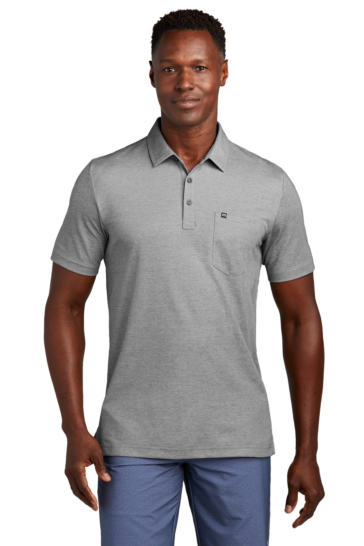 TravisMathew TM1MY404 Oceanside Heather Pocket Polo