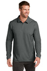 TravisMathew TM1MZ343 Oceanside Heather Long Sleeve Polo