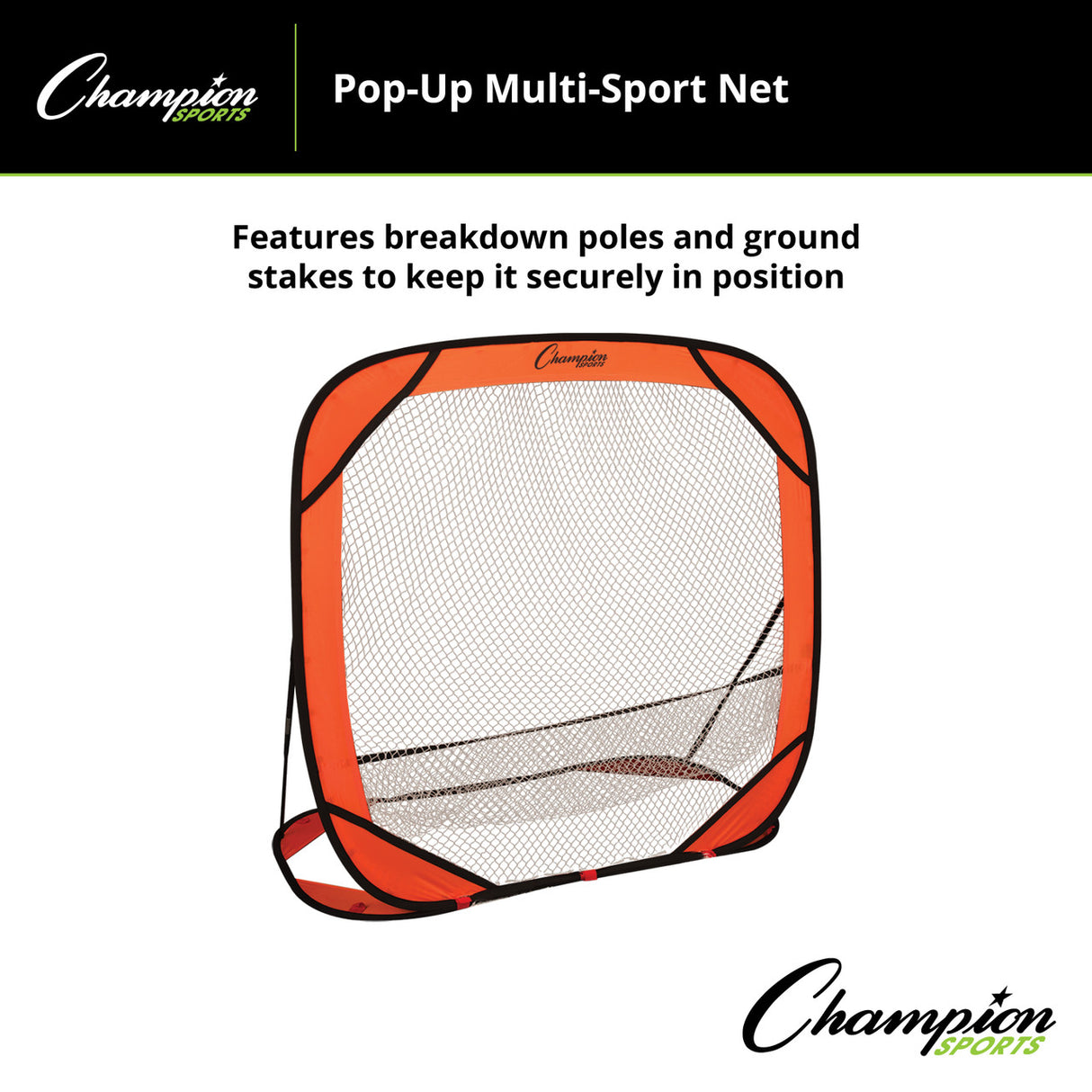 Champion Sports MULTISPORT POP-UP NET