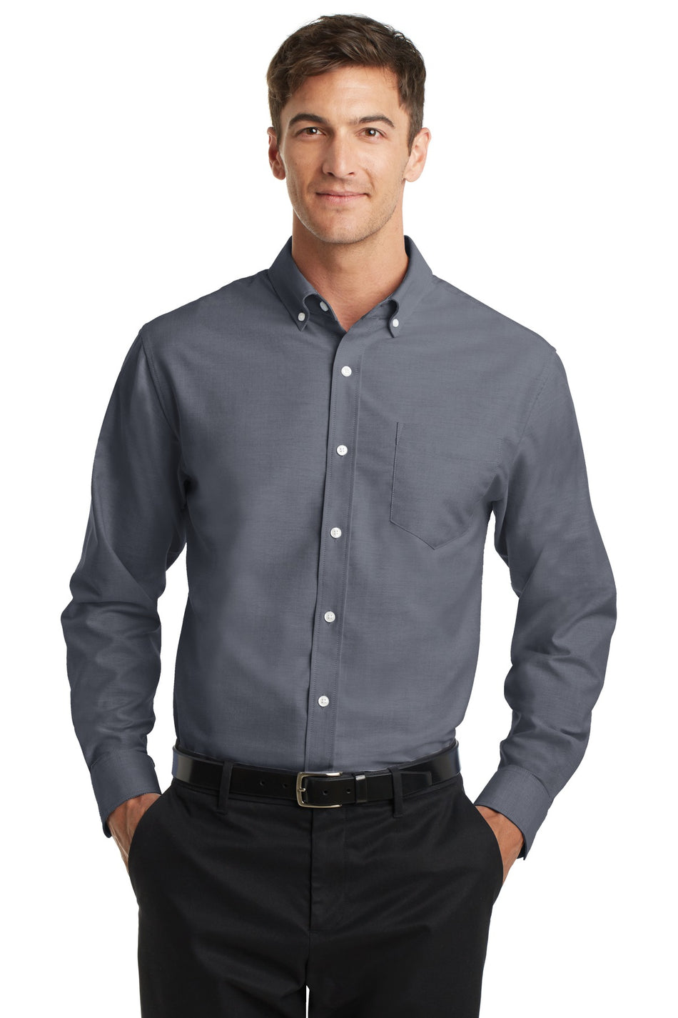 Port Authority ®  Tall SuperPro ™  Oxford Shirt. TS658 - Port Authority TS658