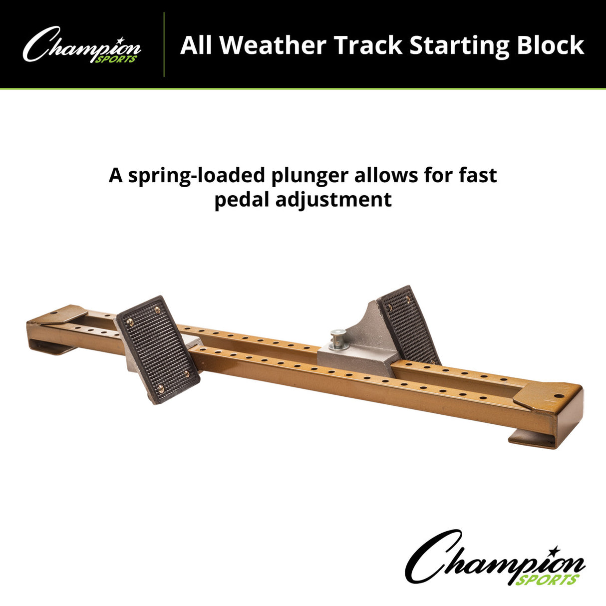 Champion Sports ALL WEATHER TRACK STARTING BLOCK