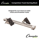 Champion Sports COMPETITION TRACK STARTING BLOCK