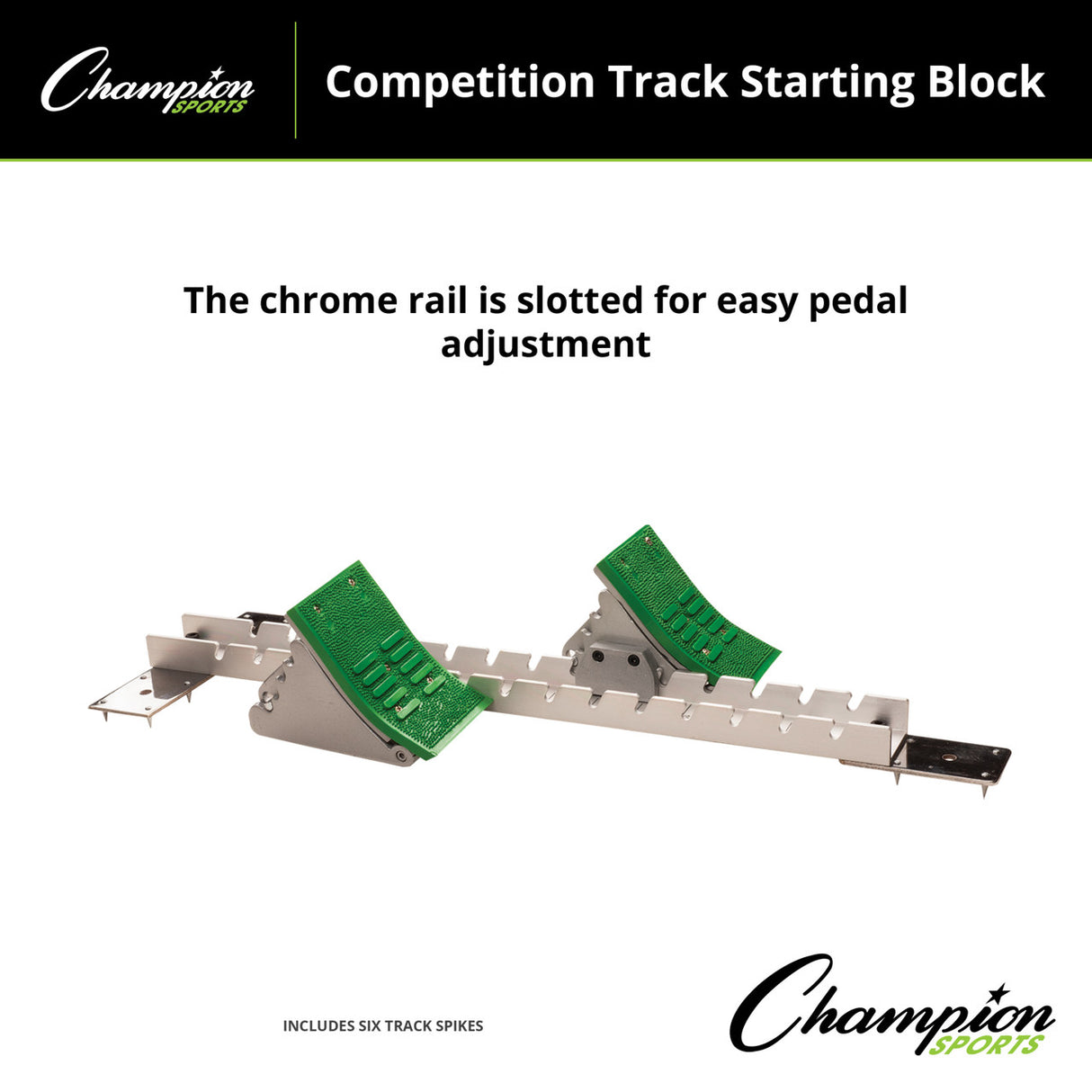 Champion Sports OLYMPIC STYLE TRACK STARTING BLOCK