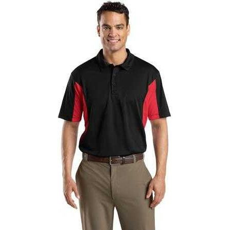 Men's Tall Side Blocked Micropique Sport-Wick Polo DRI-EQUIP Men's Shirts