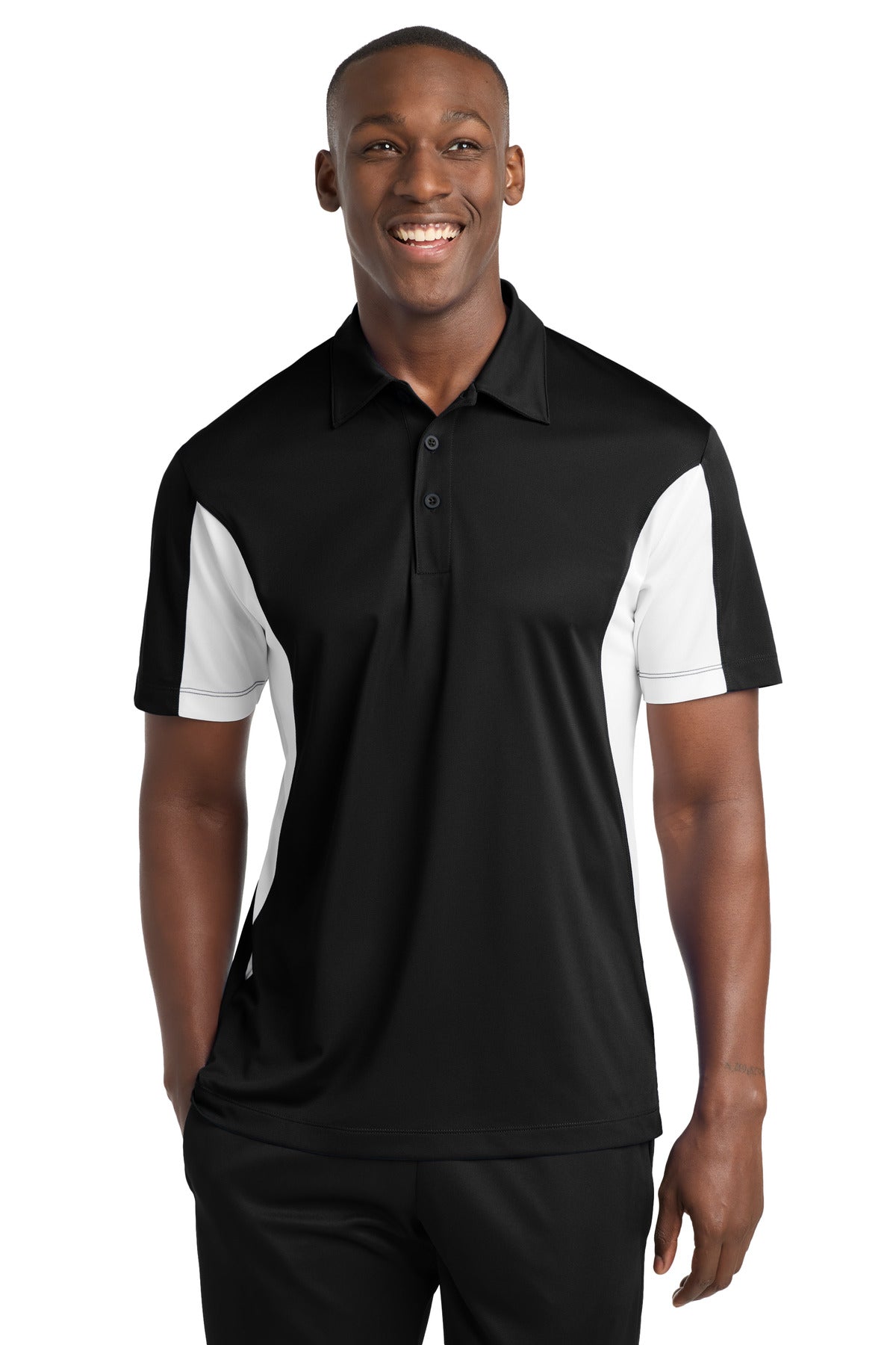 Sport-Tek ®  Tall Side Blocked Micropique Sport-Wick ®  Polo. TST655 - Sport-Tek TST655