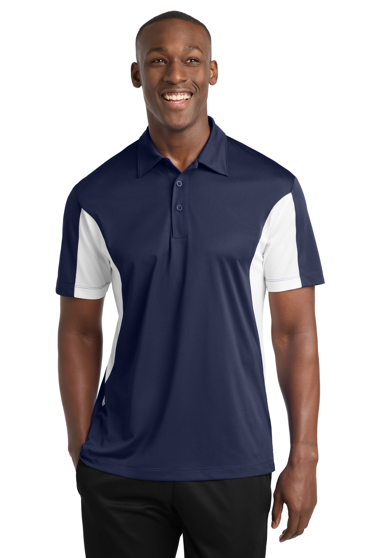 Sport-Tek ®  Tall Side Blocked Micropique Sport-Wick ®  Polo. TST655 - Sport-Tek TST655