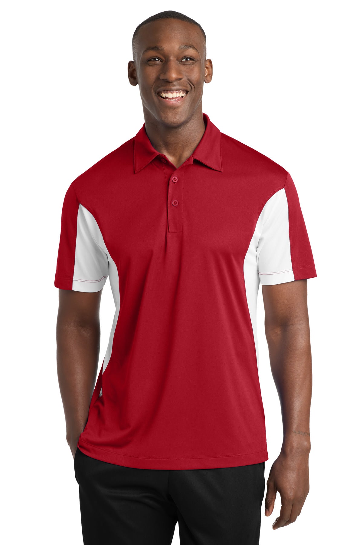 Sport-Tek ®  Tall Side Blocked Micropique Sport-Wick ®  Polo. TST655 - Sport-Tek TST655