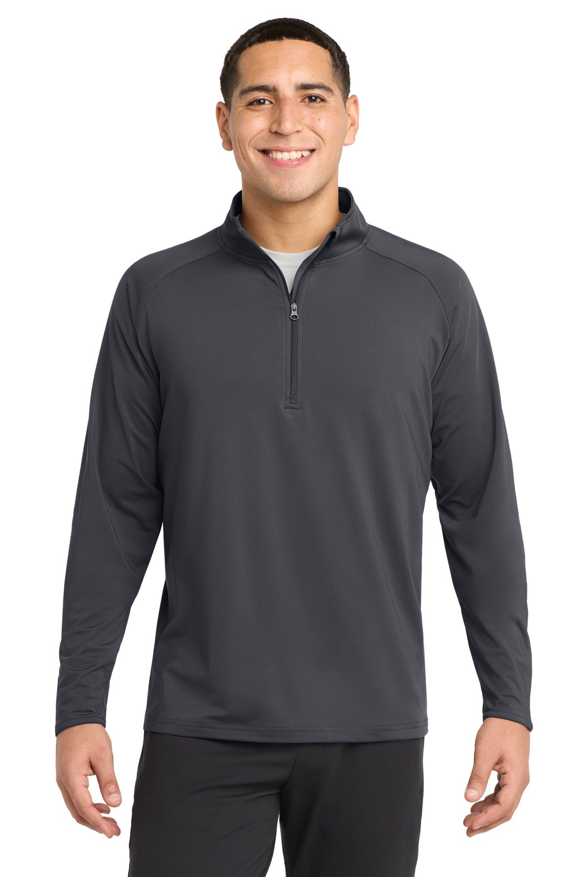 Sport-Tek ®  Tall Sport-Wick ®  Stretch 1/4-Zip Pullover. TST850 - Sport-Tek TST850
