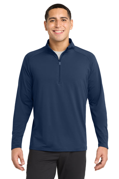 Sport-Tek ®  Tall Sport-Wick ®  Stretch 1/4-Zip Pullover. TST850 - Sport-Tek TST850
