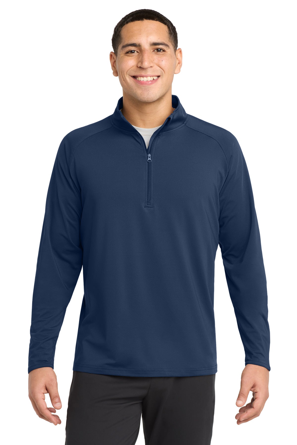 Sport-Tek ®  Tall Sport-Wick ®  Stretch 1/4-Zip Pullover. TST850 - Sport-Tek TST850