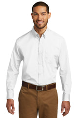 Port Authority ®  Tall Long Sleeve Carefree Poplin Shirt. TW100 - Port Authority TW100