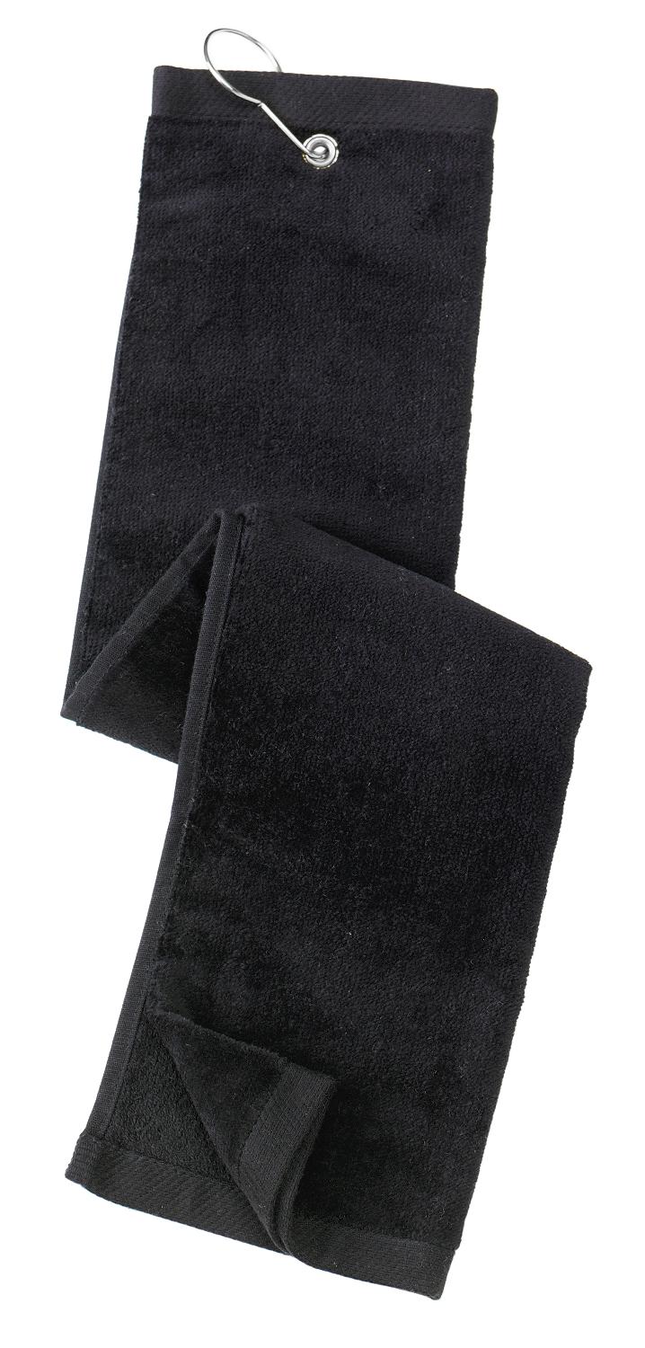 Port Authority ®  Grommeted Tri-Fold Golf Towel.  TW50 - Port Authority TW50