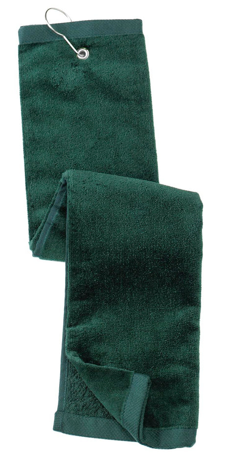 Port Authority ®  Grommeted Tri-Fold Golf Towel.  TW50 - Port Authority TW50