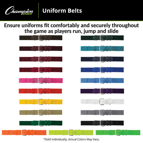 UNIFORM BELT, ADULT NAVY