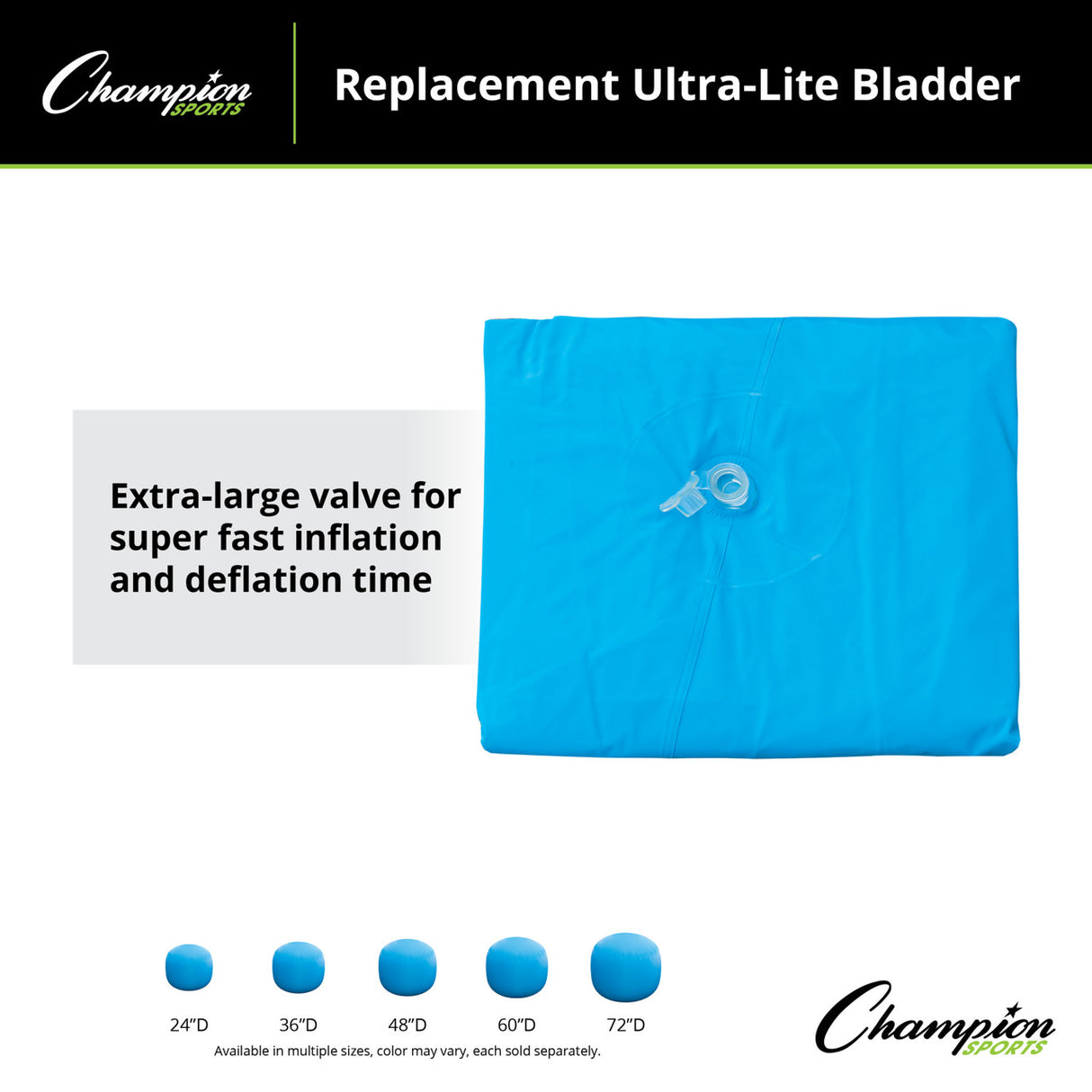 Champion Sports ULTRA-LITE CAGE BALL BLADDER REPLACEMENT 72"